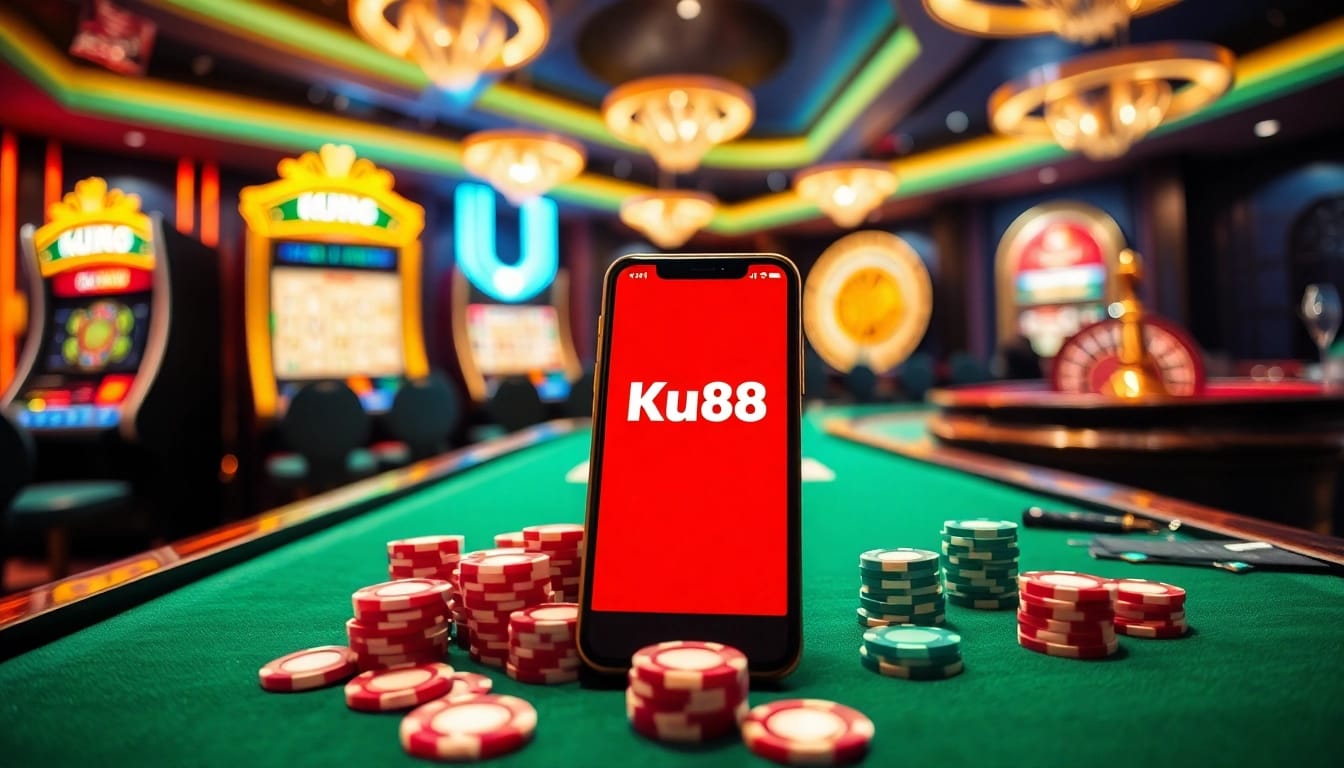 Tải app Ku88 for an exciting gambling experience with a modern casino atmosphere.