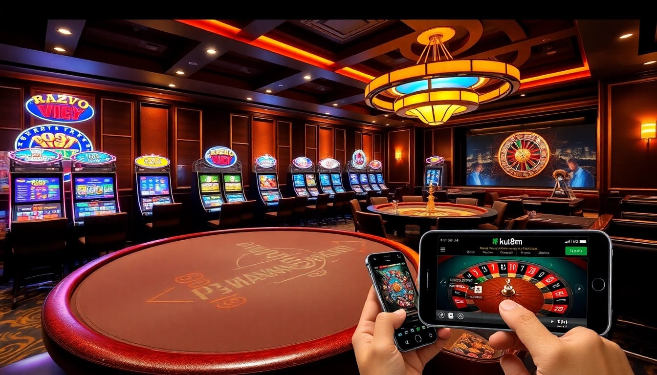Engage with thrilling betting at ku88m.com with poker, slots, and luxurious casino ambiance.