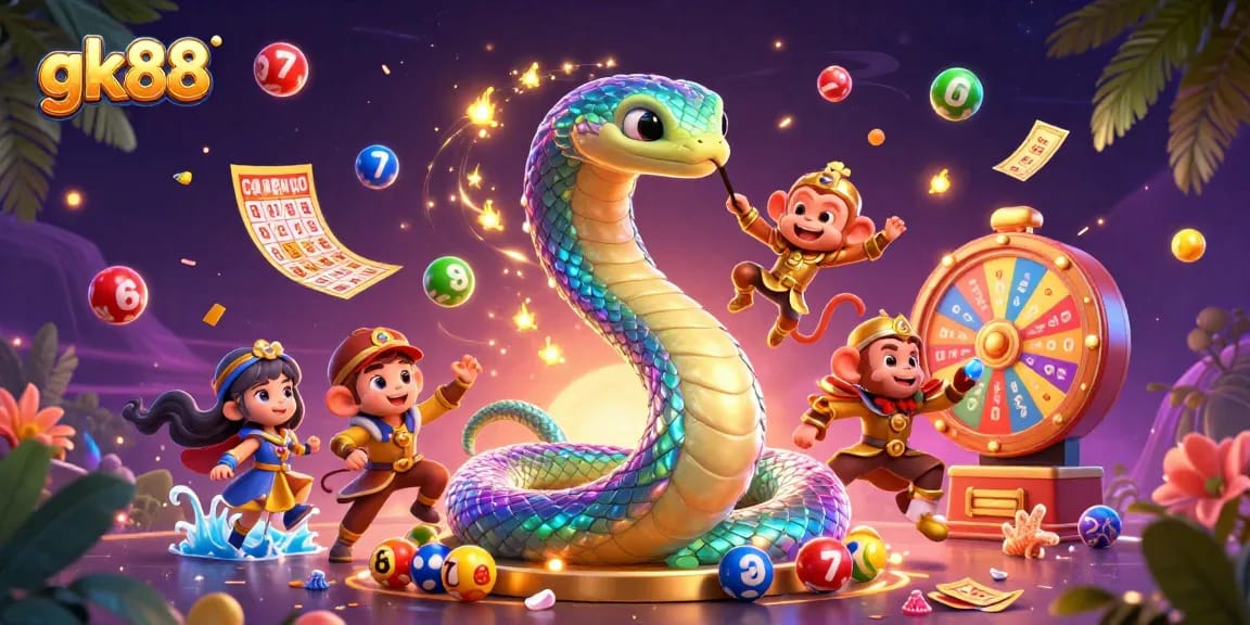 gk88 offers thrilling casino experiences with dynamic game elements and vibrant characters.