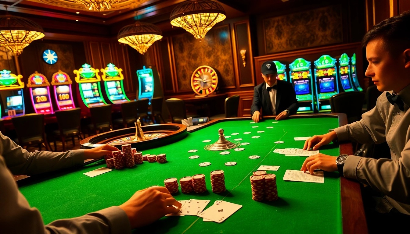 Engaging in a thrilling poker game at an upscale casino while exploring insights from the bdtk66 blog.