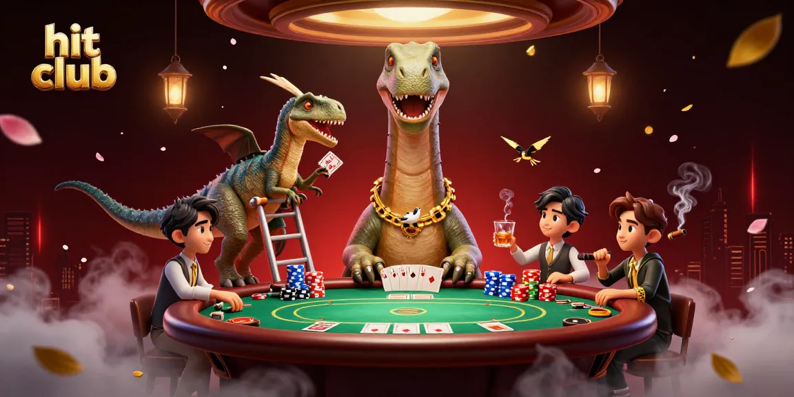 Experience the vibrant action of hit club with dynamic poker gameplay and whimsical characters.