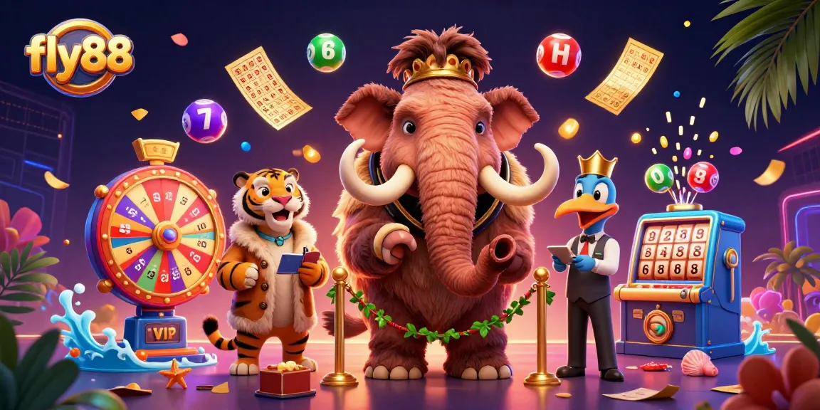 Win at fly88's casino with vibrant characters and dynamic gaming elements enhancing the fun.