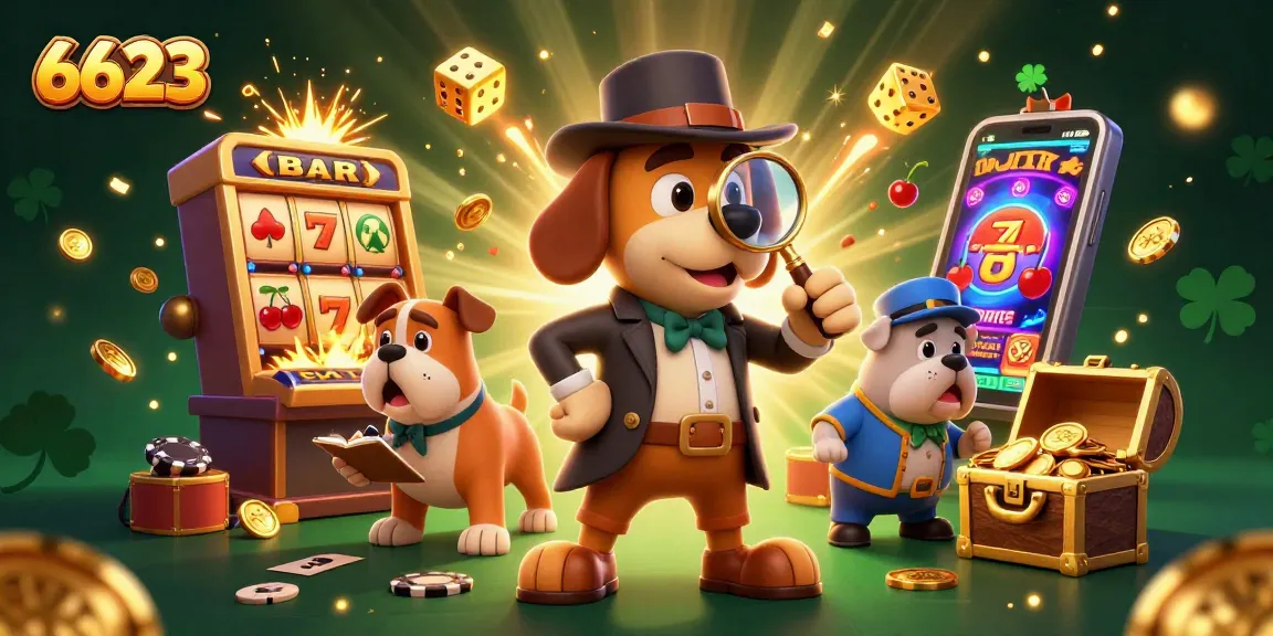 Discover thrilling casino excitement with 6623 as your detective duo hunts for jackpot treasures