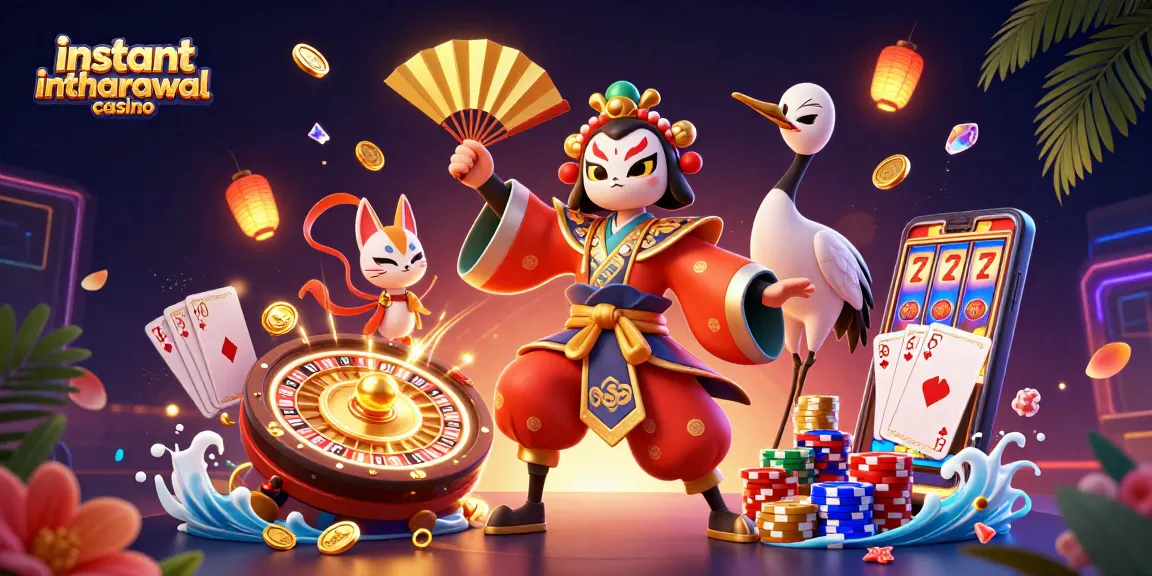 Play casino games with fast payouts at an instant withdrawal casino with dynamic 3D elements.