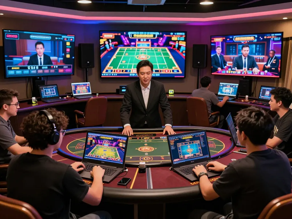 Engaging players experience bom88 through live dealer games on modern devices in a vibrant setup.