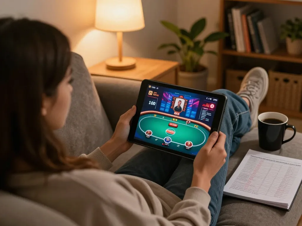Experience online poker strategies at https://c168b.com/ with a cozy home gaming setup.