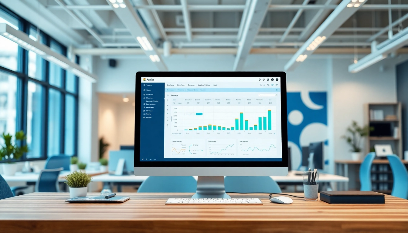 Visualize a professional production scheduling software interface showing graphs and tools for improved workflow efficiency.