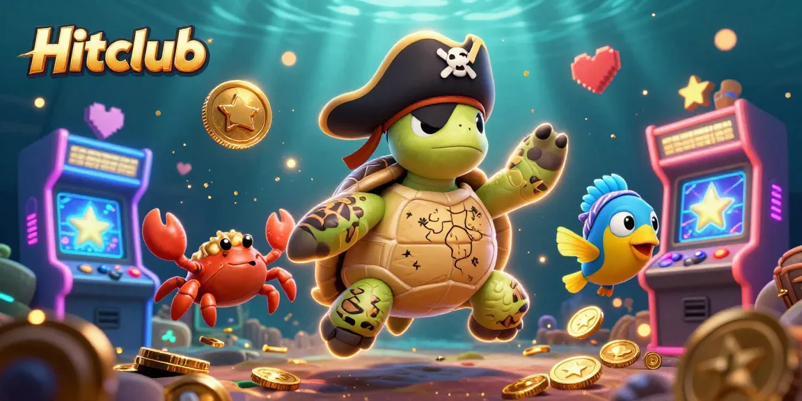 Hitclub offers an exciting underwater casino experience with charming characters and vibrant game elements.