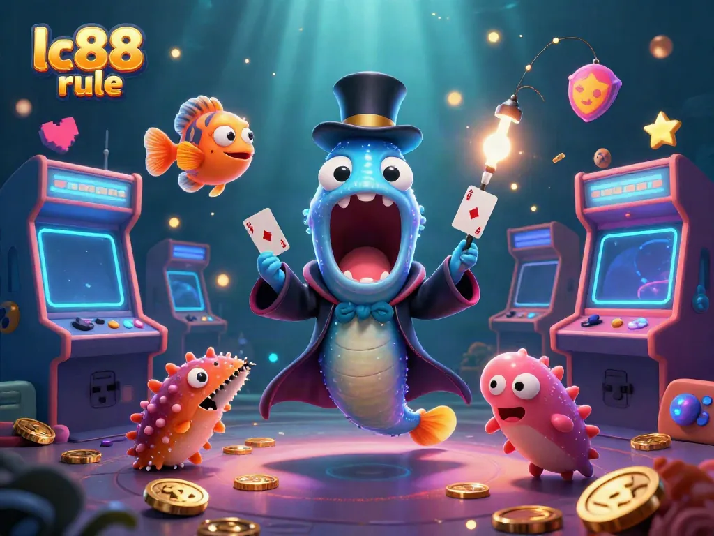 Engage with the magical lc88 rule casino adventure featuring animated characters and game elements.