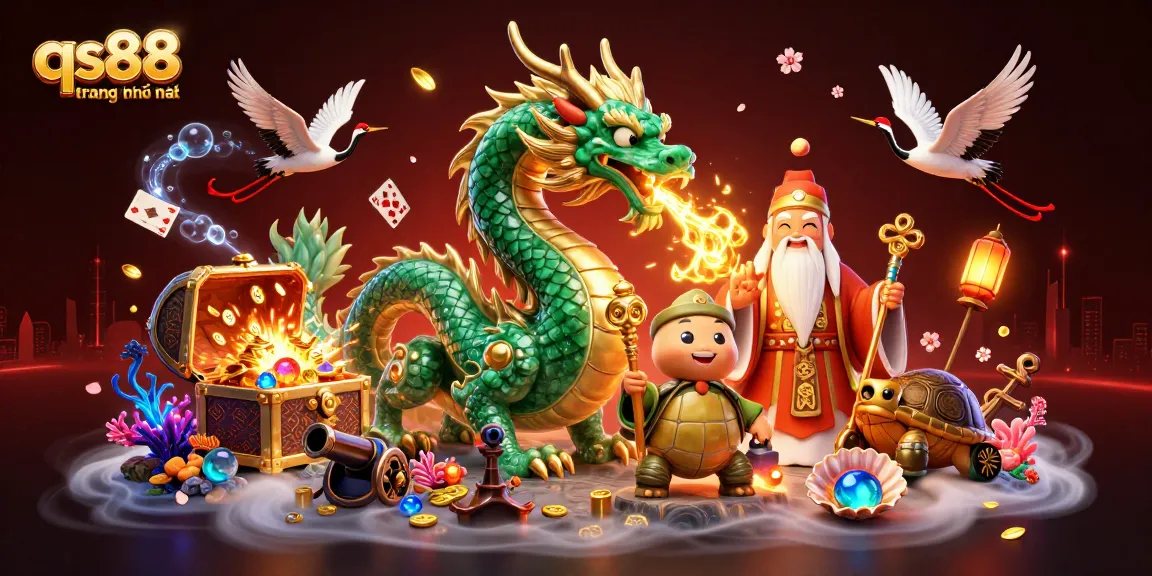 Experience the thrilling qs88 trang chủ chính thức as the jade dragon unleashes golden fire in a vibrant casino adventure.