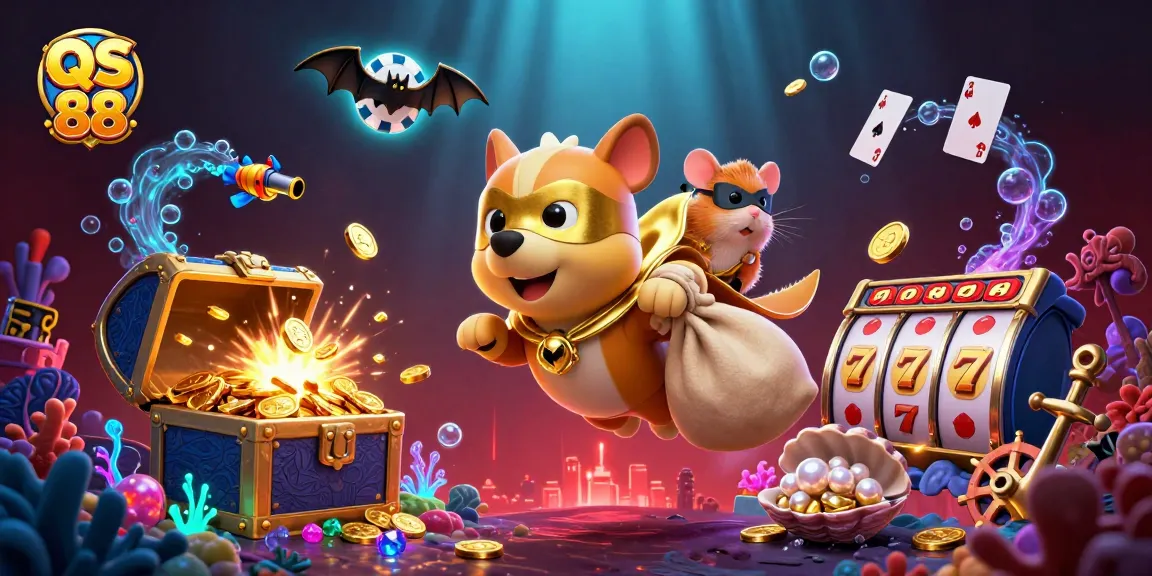 Engage in thrilling adventures at QS 88, showcasing vibrant slots and heroic characters for gambling fun.