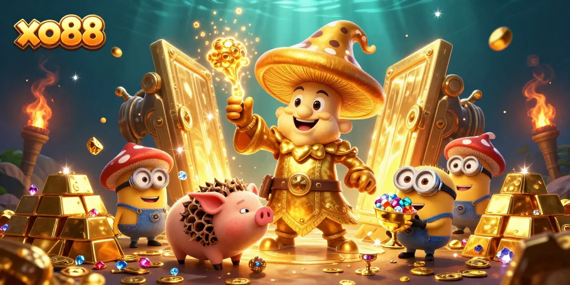 Experience the thrill of xo88 as magical treasures unfold in this vibrant casino scene.
